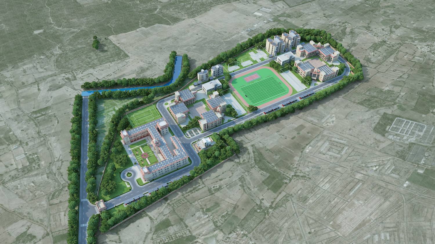 Aerial view