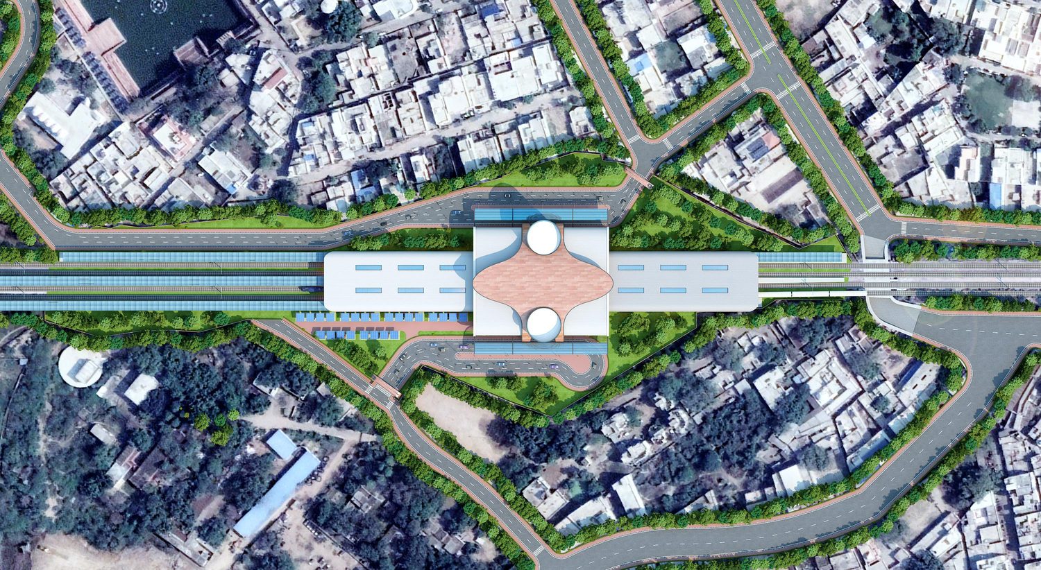 Site plan view