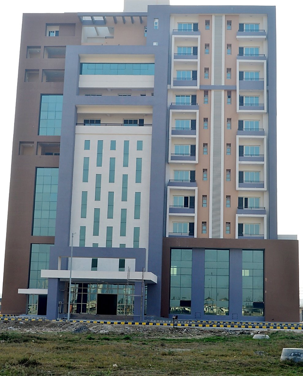 A residential tower