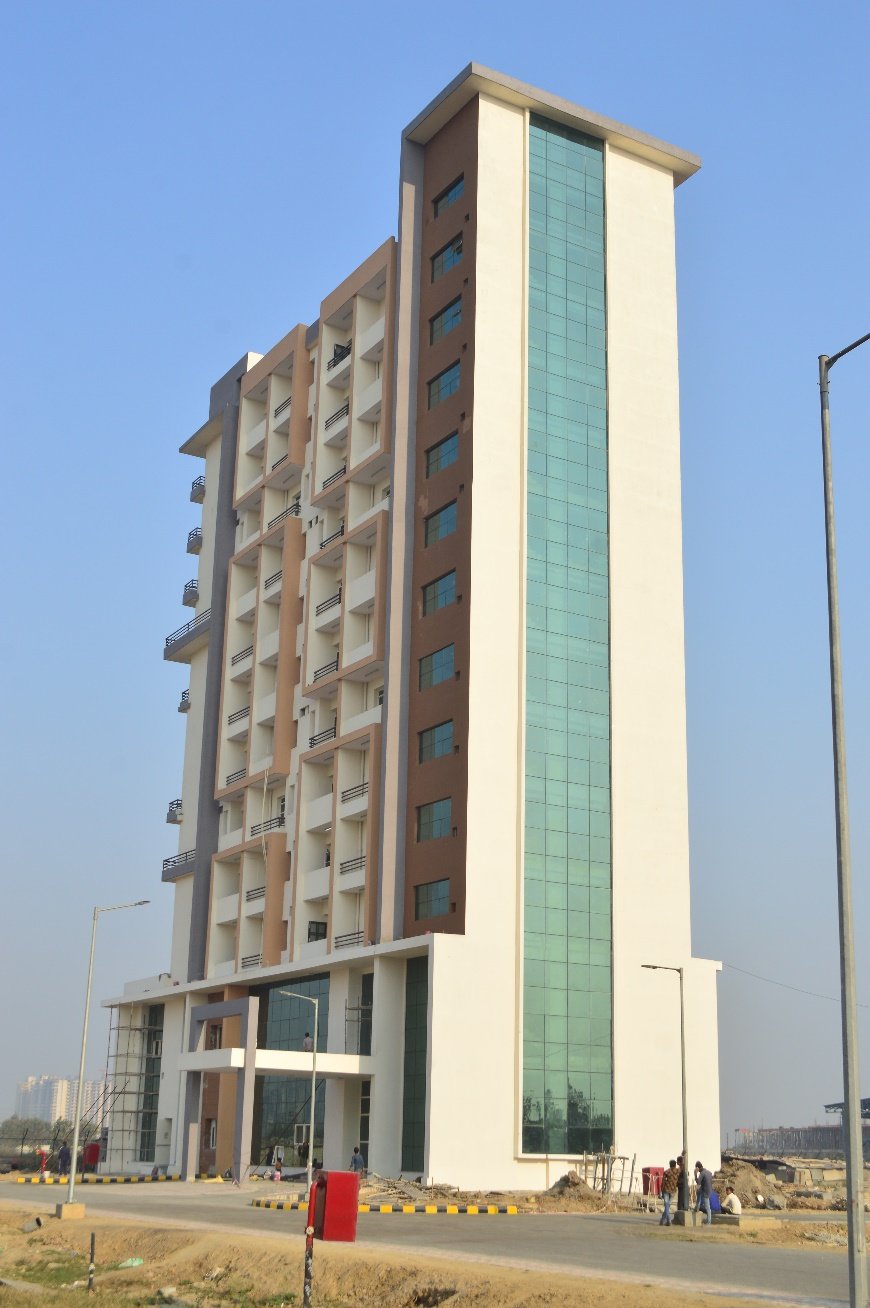 Residential towers on the Campus