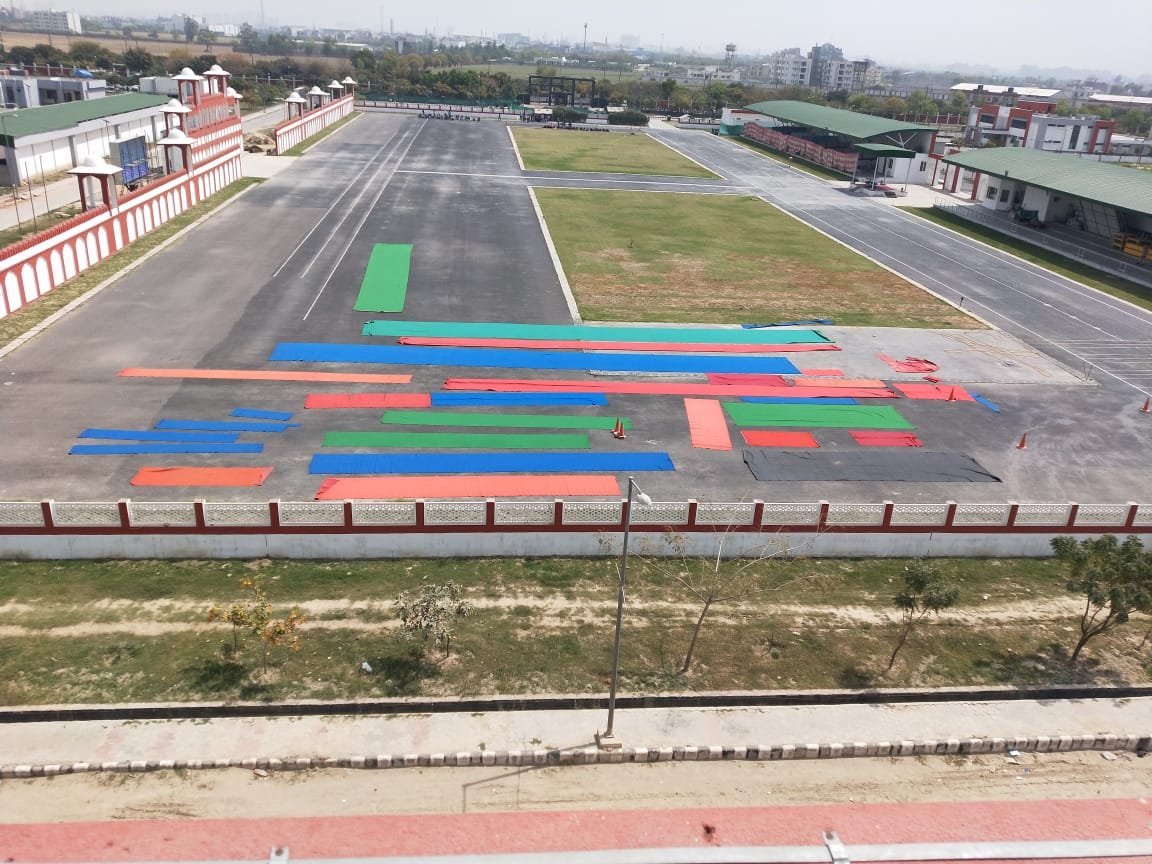 Drill grounds and the training area