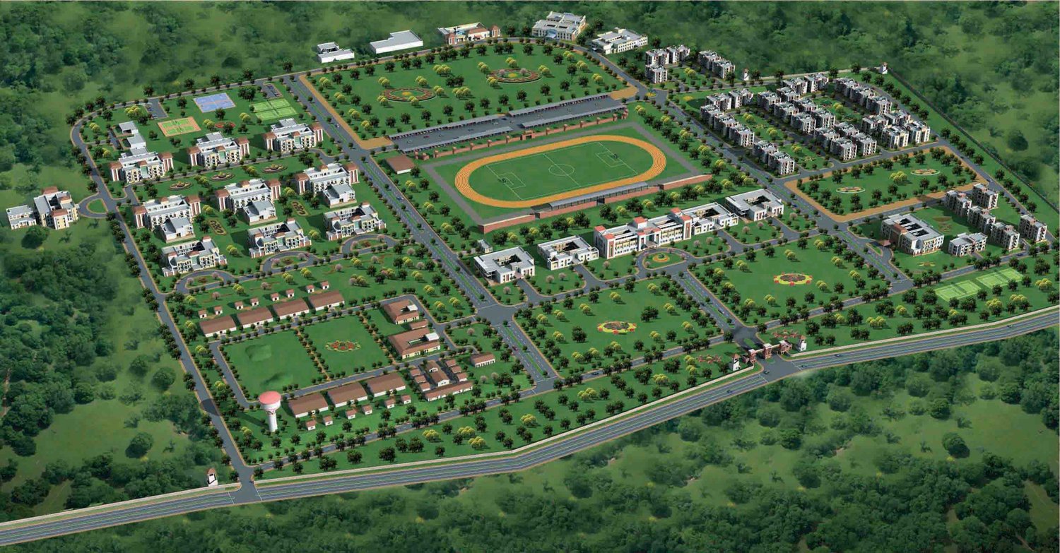 The battalion Campus from above
