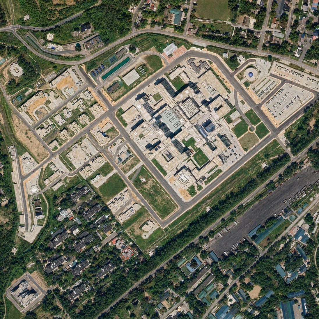 The Campus from above