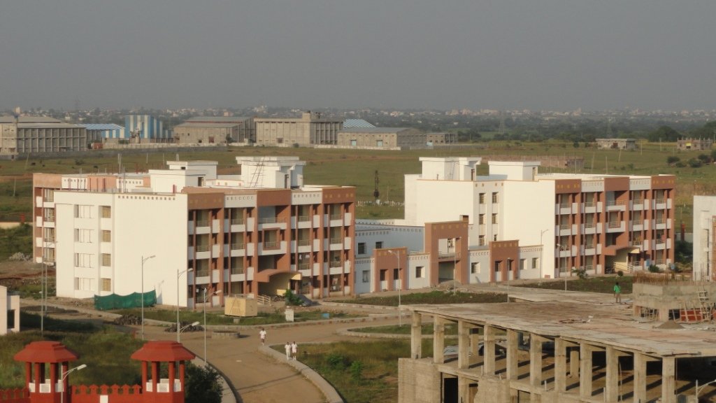 Barracks across the Campus