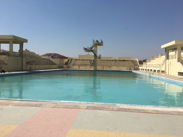 The swimming pool