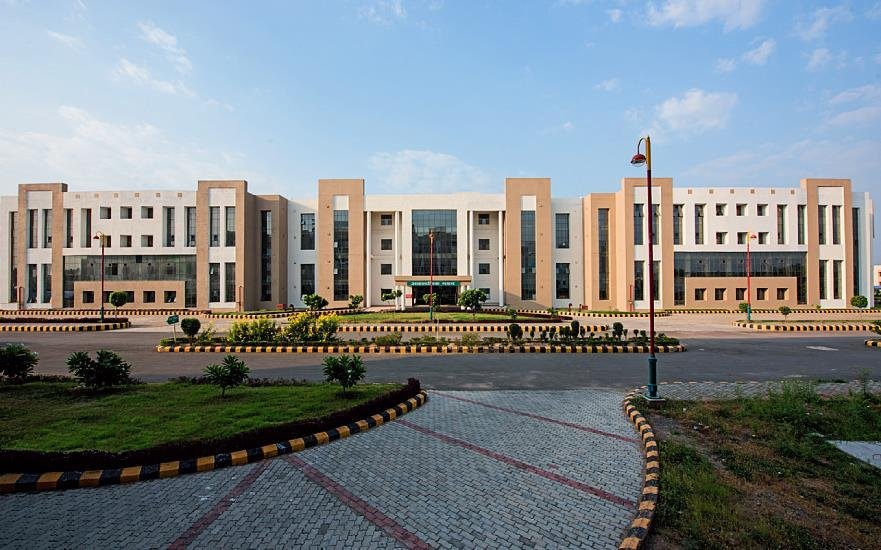 The completed hospital front