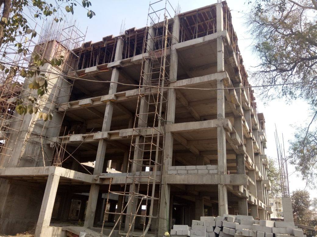 The intern girls’ hostel under construction