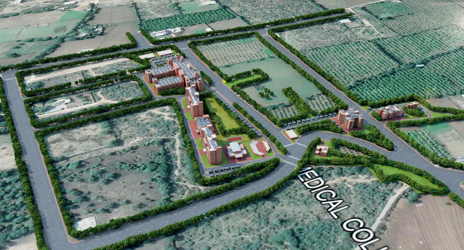 The campus and its approach