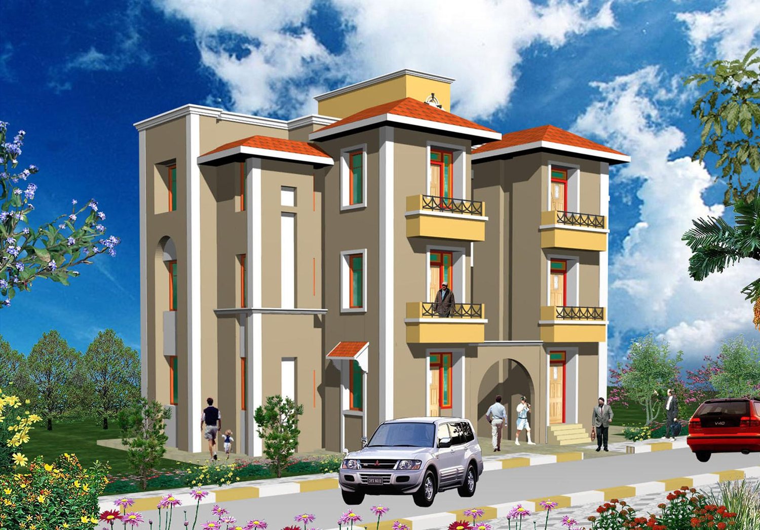 Residences for staff, Type H