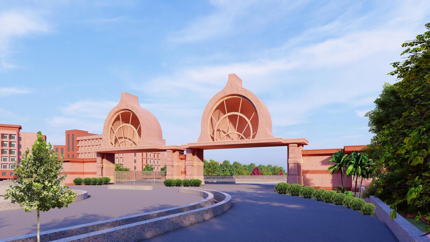 The entrance gateway