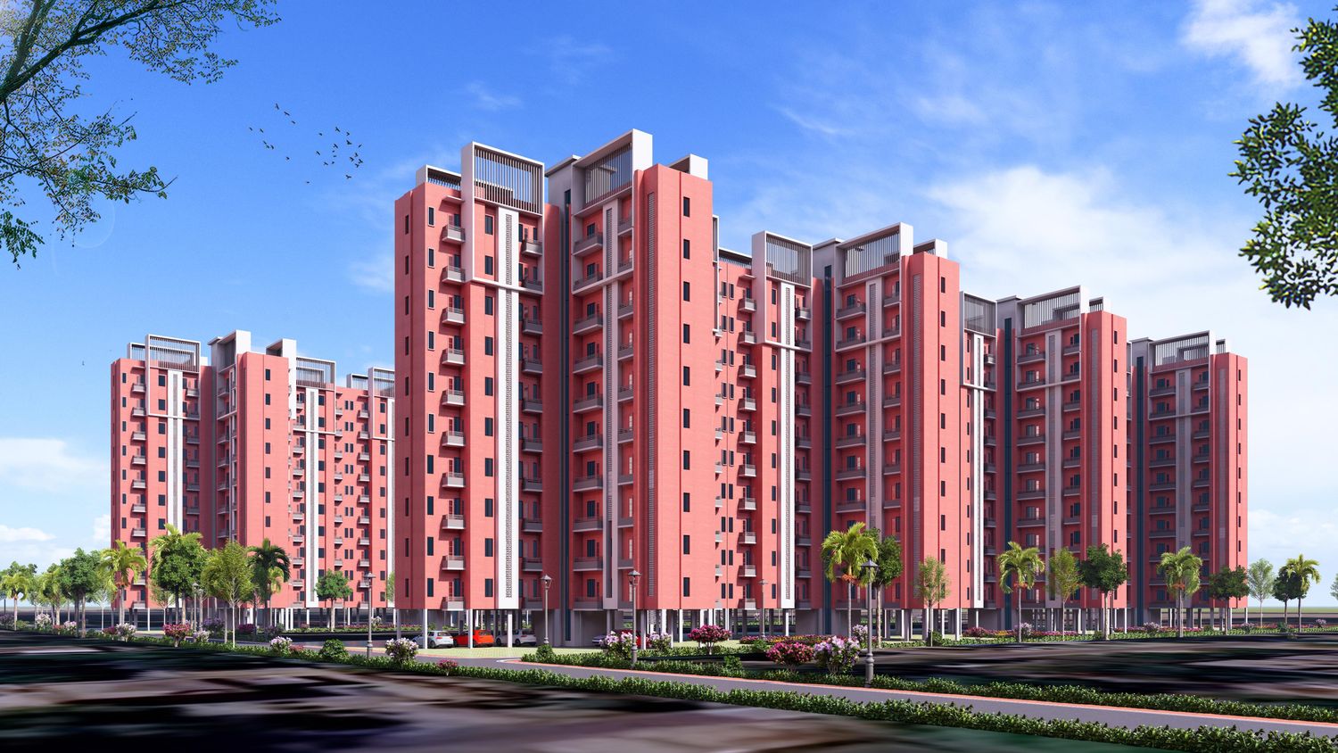 Residential towers for faculty and staff