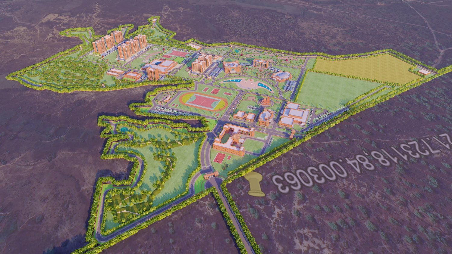The Township from above