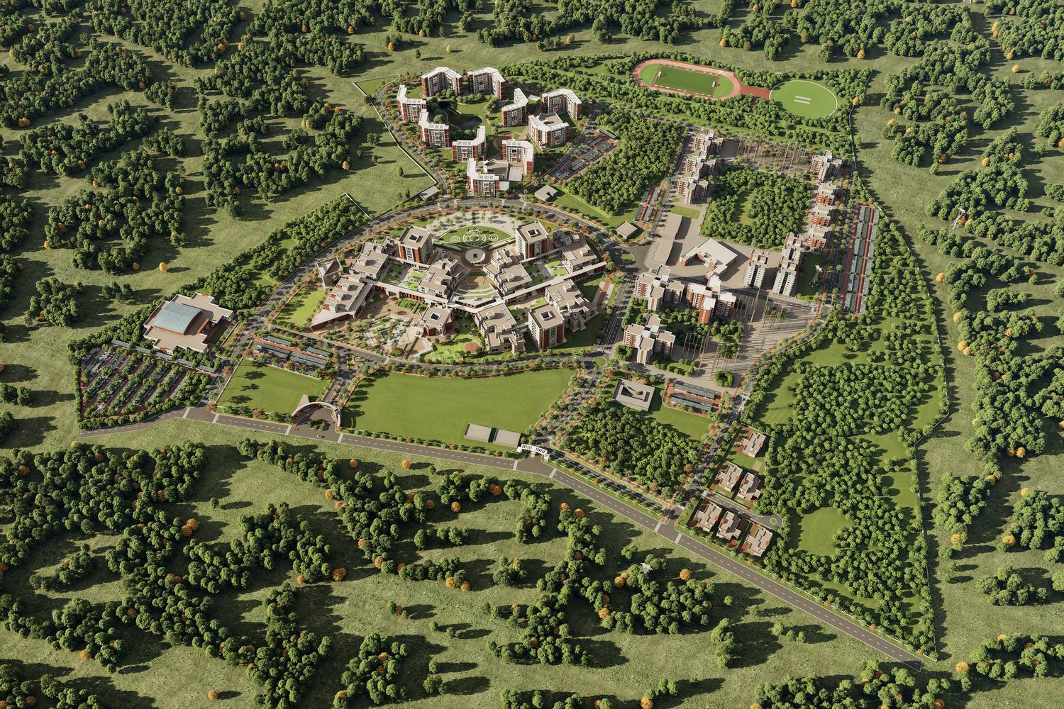 The whole campus