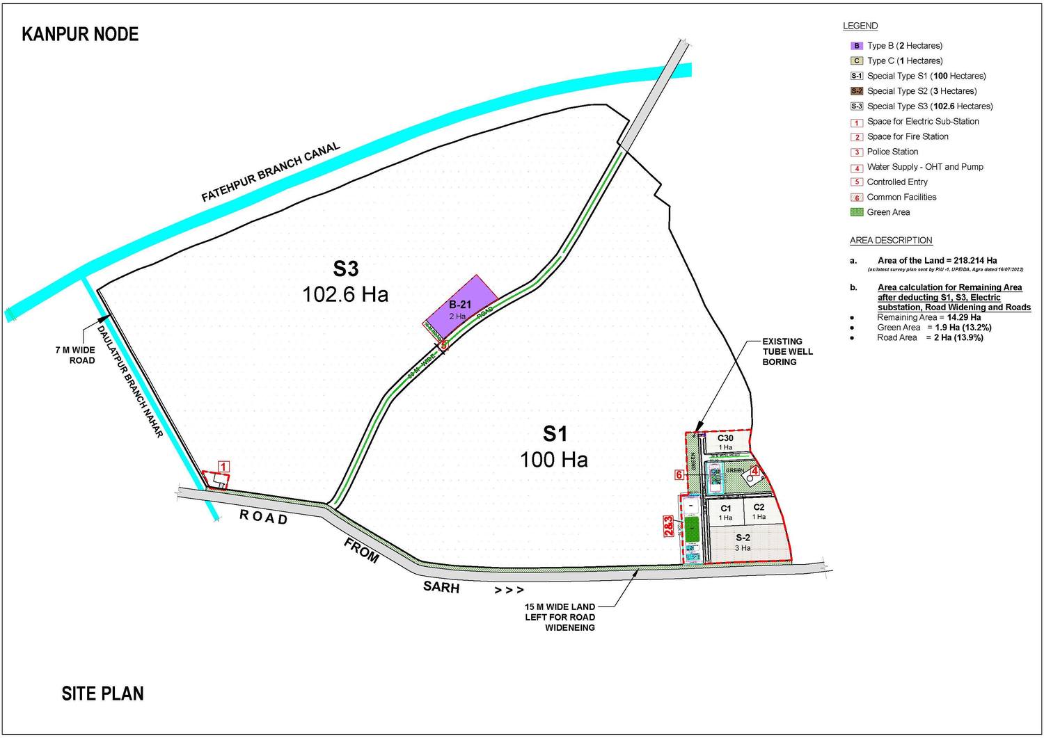 Kanpur node site plan