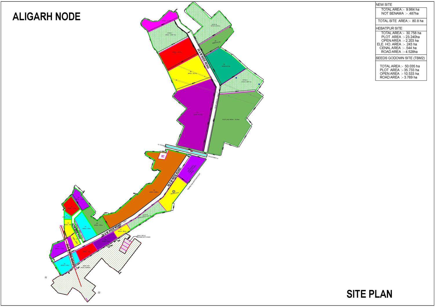 Aligarh node site plan
